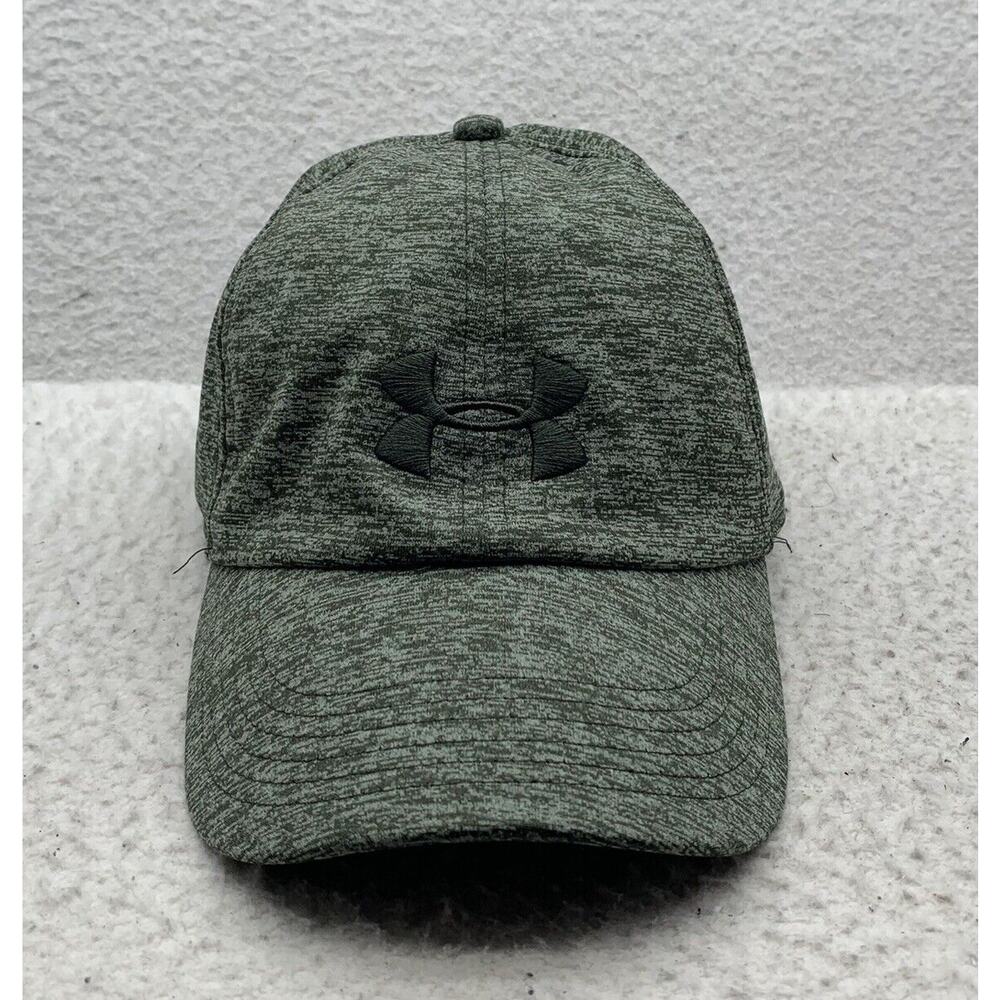 Under Armour Running Hat Womens Strapback OSFM Heather Green Athletic Athleisure
